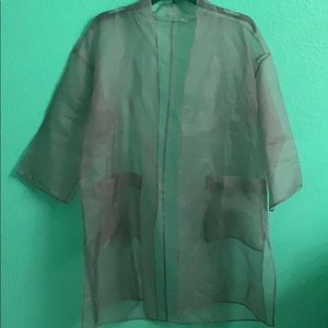 Silk organza kimono